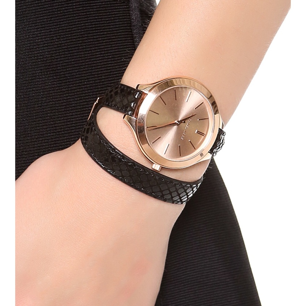Michael Kors Rose Gold Wrap Watch
